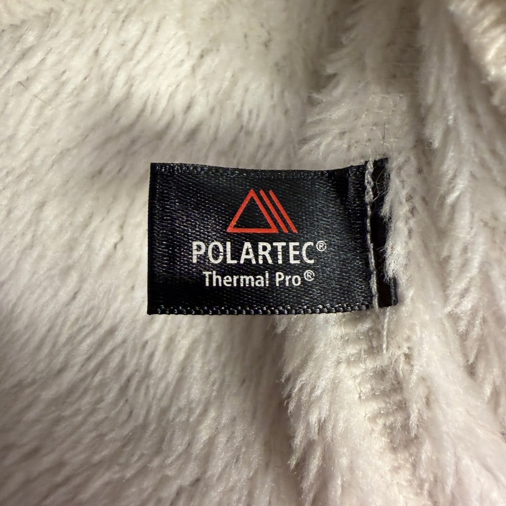 Patagonia‎ Women's L Los Gatos Fleece Pullover Cream Beige Snap Thermal Pro - Picture 5 of 7
